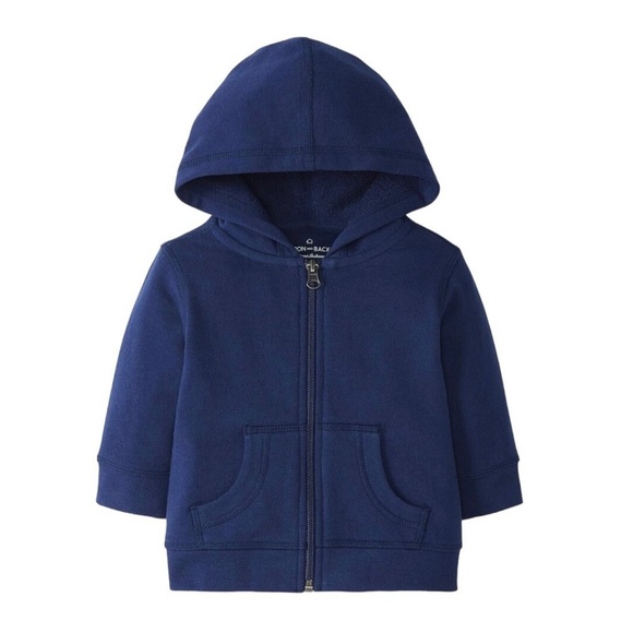 Hanna Andersson Other - NWT Hanna Andersson Navy Blue Organic Cotton Hooded Zipper Jacket